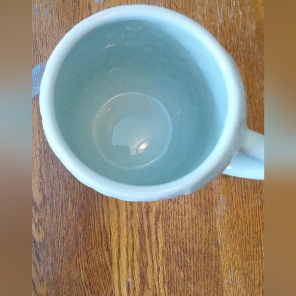 Elegant White and Blue Textured Mermaid Mug - Picture 5 of 5